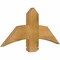 Ekena Millwork Bellingham Rough Sawn Timber Gable Bracket, Western Red Cedar, 36"W x 16"H x 2"D x 6"F, 11/12 Pitch GBW036X16X0206BEL00RWR - alternate 2